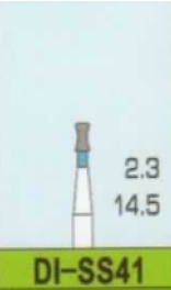 Diamantové vrtáčky do turbínky DI-SS41