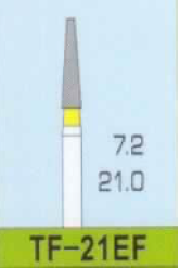 Diamantové vrtáčky do turbínky TF-21EF