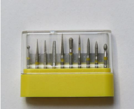 Diamantové vrtáčky do turbínky sada FG-105